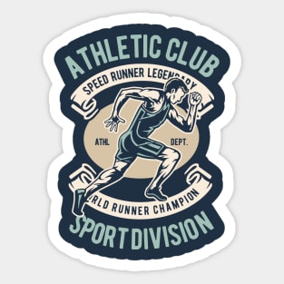 ATHLETIC CLUB - Speed Running Legendary Sticker